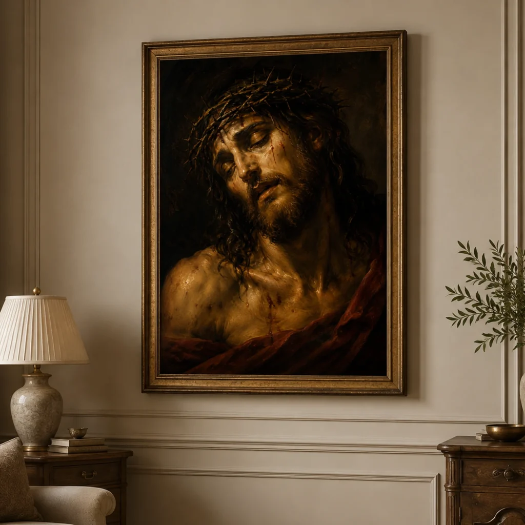 Ecce Homo — Cristo Coroado de Espinhos — em ambiente
