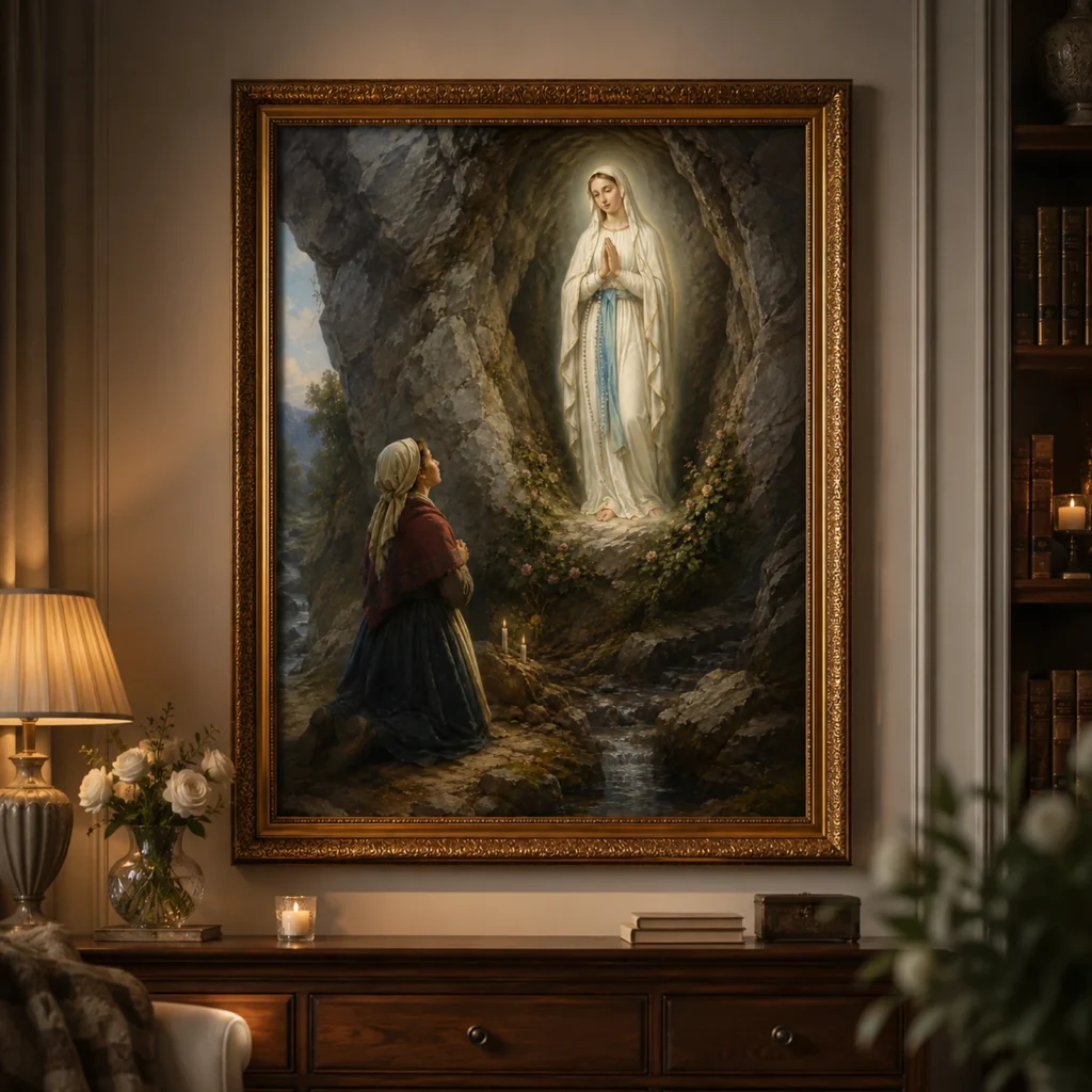 Nossa Senhora de Lourdes — em ambiente
