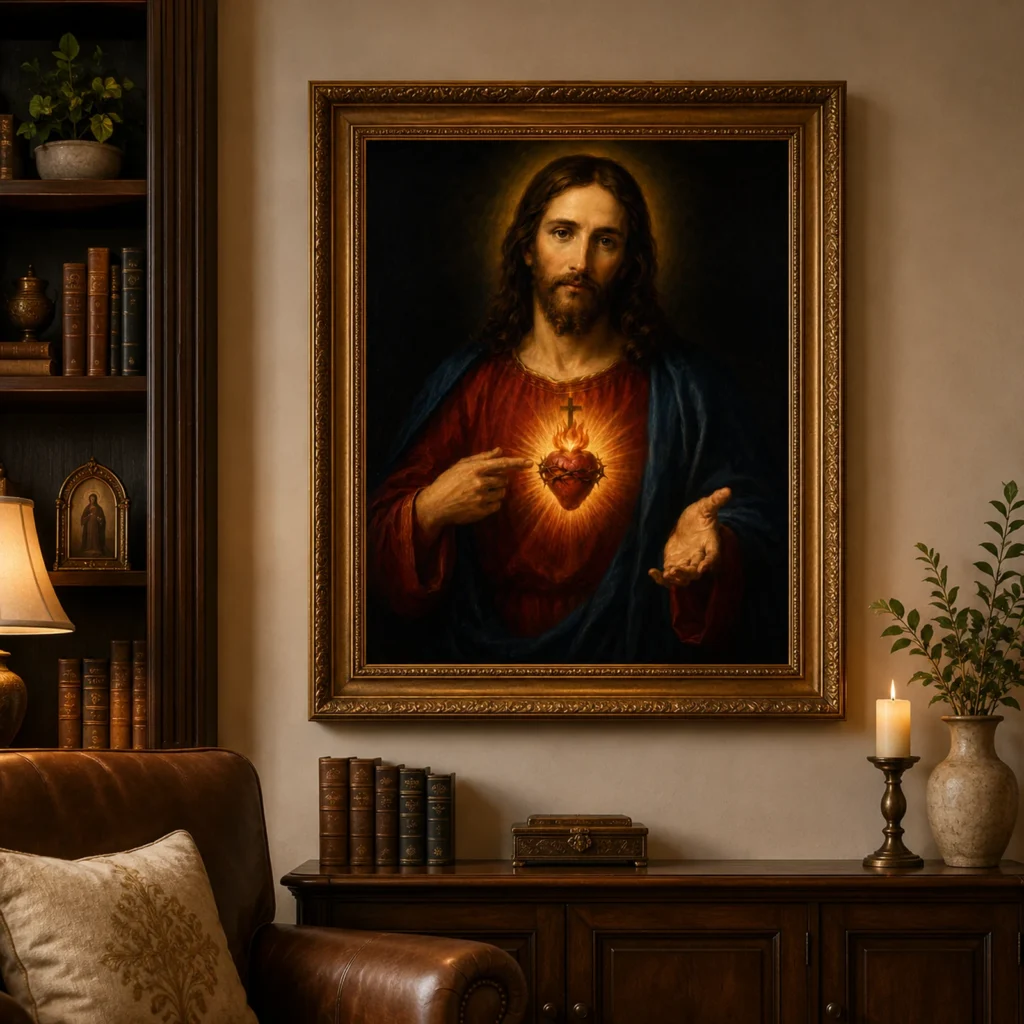 Sagrado Coração de Jesus — em ambiente