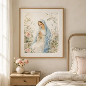 Nossa Senhora em Oração — em ambiente